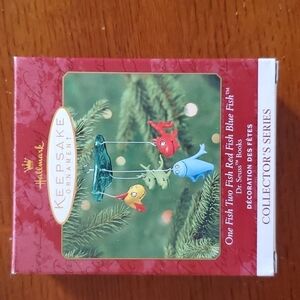 HALLMARK Keepsake "One Fish Two Fish Red Fish Blue Fish" Ornament